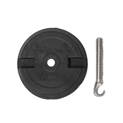 【中古】【未使用・未開封品】YakAttack リーシュプラグアダプタースターターキット スタンドアップパドルボード用ベース付き (LPA-1007)