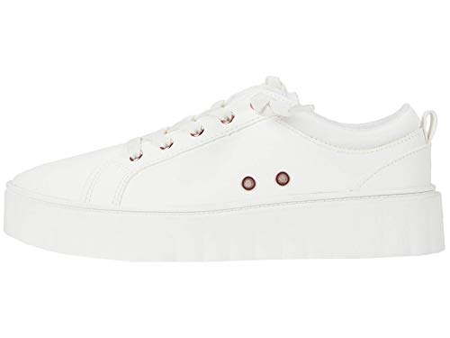 【中古】【未当て嵌める・未開封品】Roxy Women\u0027s Sheilahh Slip On Platform Sneaker Shoe, White, 6 Medium US