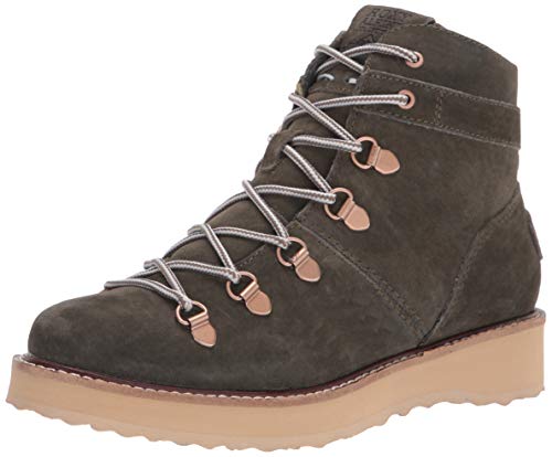 【中古】【未当て嵌める・未開封品】Roxy womens Spencir Waterproof Suede Boot,Olive,5.5 M US