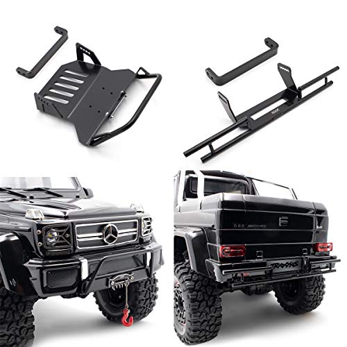 【中古】【未使用・未開封品】KYX Racing 合金フロントリアバンパーセット アップグレードパーツ アクセサリー RCクローラーカー Traxxas 6x6 TRX6 TRX4用