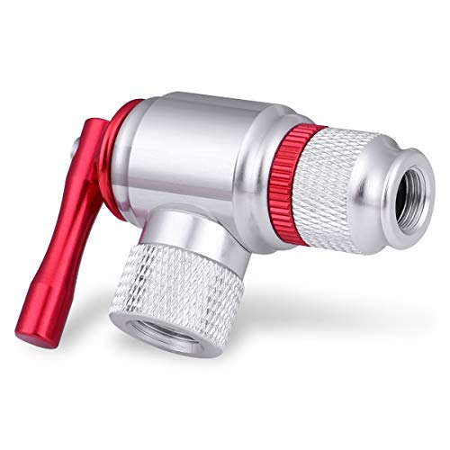 【中古】【未使用・未開封品】CO2 自転車タイヤインフレーター クイック&簡単 仏式バルブと米式バルブ対応 自転車ポンプ ロードバイク用 スリーブとCO2カートリッジなし