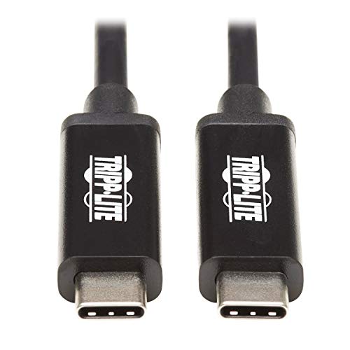 【中古】【未当て嵌める・未開封品】Tripp Lite Thunderbolt 3 Cable 40 Gbps Active 5A 100W Pd 4K USB C M/2M (MTB3-02M-5A-Ab)