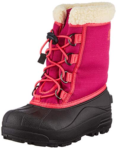【中古】【未当て嵌める・未開封品】Sorel ユースカンバーランドブーツ 雪用 雨合羽, ディープブラッシュ, 4.5 Big Kid