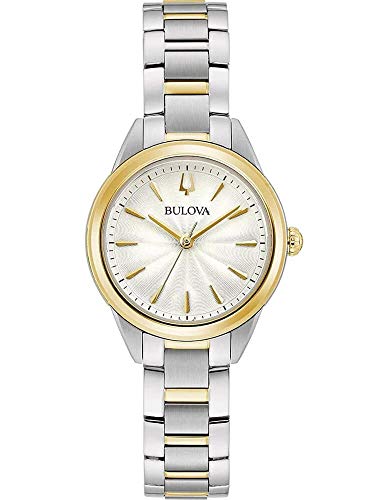 【中古】【未当て嵌める・未開封品】Bulova Sutton - 98L277 ツートーンイエロー 一大きさ
