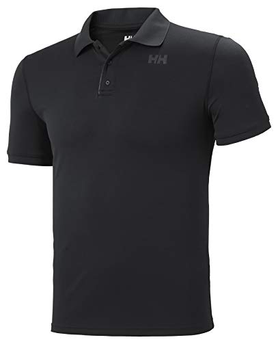 【中古】【未当て嵌める・未開封品】Helly-Hansen メンズ HH LIFA 活動的 ソレン 半袖スポーツシャツ 980 エボニー L