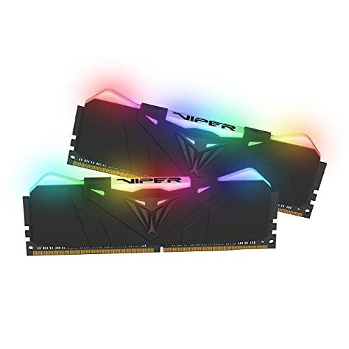 【中古】【未使用・未開封品】Patriot Memory Viper RGB Series DDR4 3200MHz PC4-25600 32GBキット (2 x 16GB) デスクトップ用メモリ ブラックヒートシンク PVR432G320C6K
