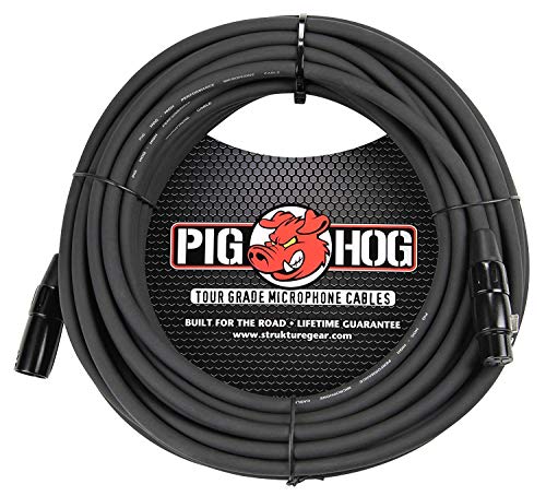 【中古】【未当て嵌める・未開封品】Pig Hog PHM50 高性能8粍 XLRマイクロホン有線テレビ 50フート New Version