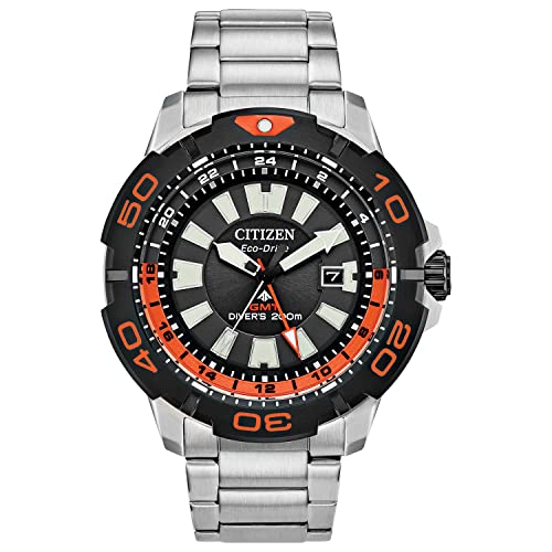 【中古】【未当て嵌める・未開封品】シチズン PROMASTER GMT BJ7129-56E 逆インポート エコ運転 メンズ 御覧になる ダイバーズ
