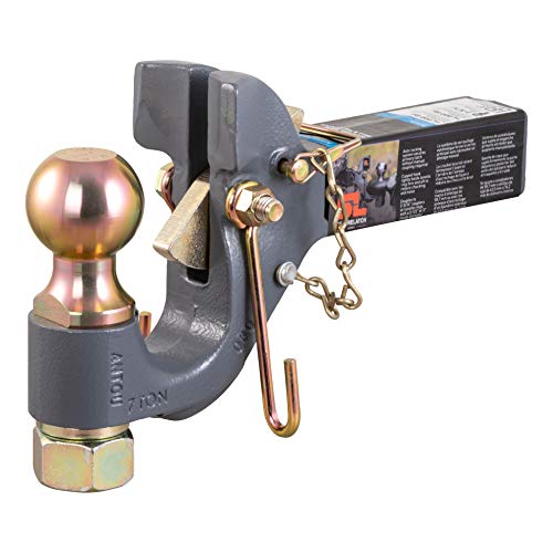 【中古】【未使用・未開封品】CURT 48406 セキュアラッチレシーバーマウント 2-5/16インチ ボールとピントルヒッチコンビネーション 2インチシャンク、14,000ポンド|AJIMURA-SHOP