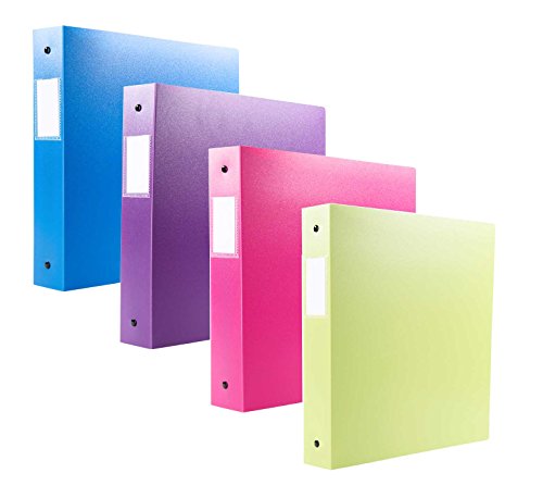 【中古】【未使用・未開封品】3リングバインダー 1インチ ネオン(50573-64970) 48個パック｜AJIMURA-SHOP