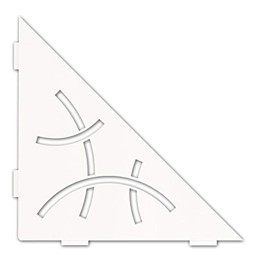 【中古】【未使用・未開封品】Schluter Systems 三角コーナーシェルフ E - カーブデザイン - マットホワイト - (SES1D6MBW) Kerdi-Line シャワーアクセサリー|AJIMURA-SHOP