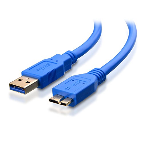 【中古】【未使用・未開封品】OMNIHIL 5フィート 長さ3.0 高速USB-A - Micro-Bケーブル Seagate Backup Plus Slim 2TB 外付けハードドライブ対応 (STHN2000400)