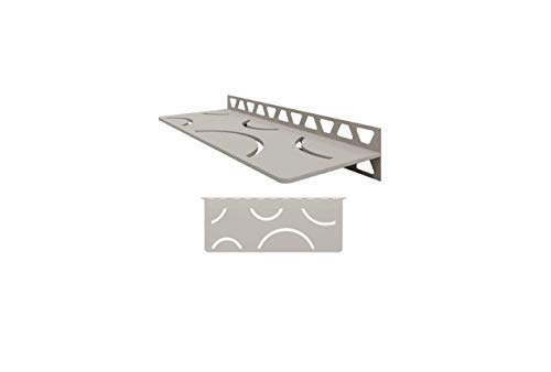 【中古】【未使用・未開封品】Schluter Systems ウォールシェルフ W - カーブデザイン - グレージュ - (SWS1D6TSBG) Kerdi-Line シャワーアクセサリー