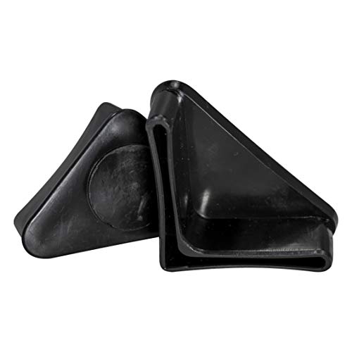 【中古】【未使用・未開封品】Prescott Plastics 1 1/4インチ アングル 鉄製 プラスチック エンドキャップ L型 チェアグライド 1.25\