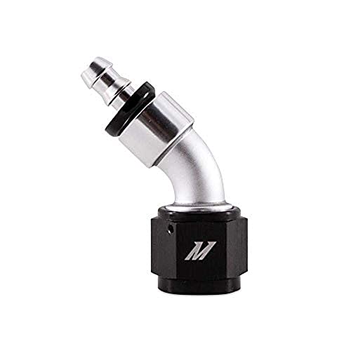 【中古】【未使用・未開封品】Mishimoto MMFT-10AN-45 プッシュオン スイベルエンドホース継手 45度-10AN
