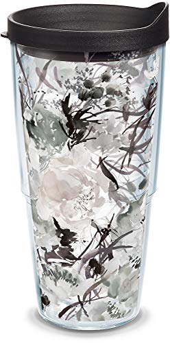 【中古】【未使用・未開封品】Tervis 断熱タンブラー ラップとブラックの蓋付き 24oz 1353419