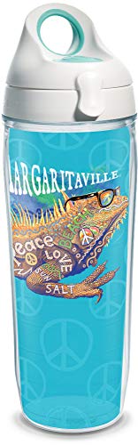 【中古】【未使用・未開封品】Tervis 断熱タンブラー ラップと白い蓋付き 24oz Water Bottle 1346907|AJIMURA-SHOP