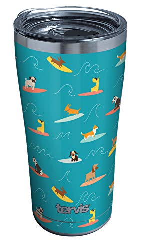 【中古】【未使用・未開封品】Tervis 1350808 サーフドッグ ステンレススチール ハンマー蓋付き 20オンス