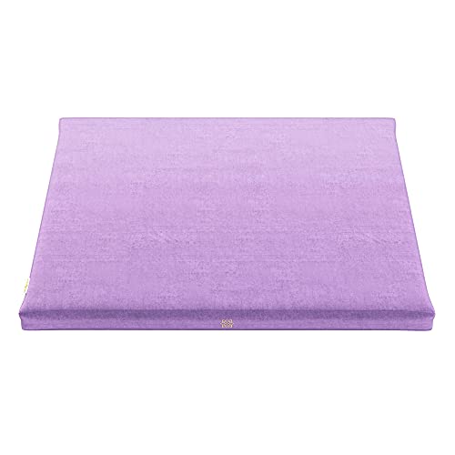 【中古】【未使用・未開封品】Mindful and Modern ベルベット 座布団 瞑想マット - 豪華な瞑想クッション枕 コットン100%の中綿 - 座蒲やベンチでより良い姿勢と快適さを楽し|AJIMURA-SHOP