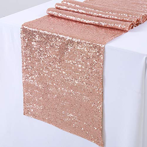 【中古】【未使用・未開封品】TRLYC 12x90インチ ウェディングスパンコールテーブルランナー 12x90-inch table runner 20200103KK 2P Rose Gold 12x90 runner｜AJIMURA-SHOP
