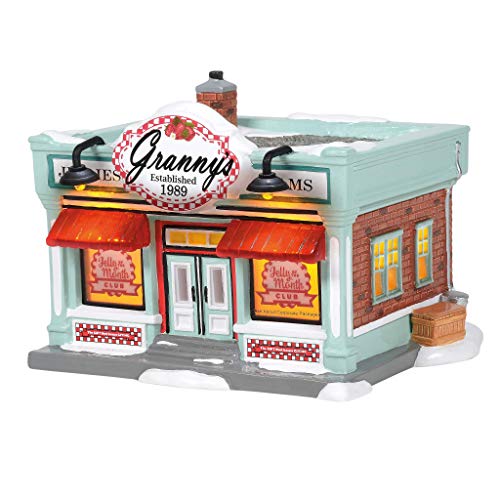 【中古】【未当て嵌める・未開封品】Department 56 スノービレッジ ナショナルランプーンのクリスマス ヴァクション ゼラチン・オブ・ザ・マンスクラブライトビルディング 5.12はたご屋