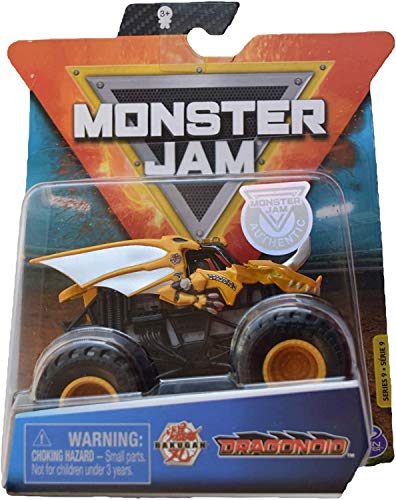 【中古】【未使用・未開封品】MonsterJam 1:64 スケール シリーズ 9 ドラゴノイド、イエロー|AJIMURA-SHOP