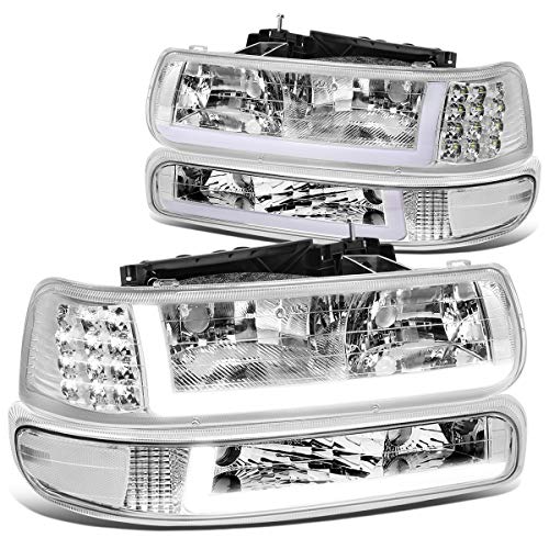 【中古】【未使用・未開封品】DNA MOTORING HL-LB-CSIL99-CH-CL1 クロームハウジング ペア LED DRL ヘッドライトバンパーランプ 交換用 99-02シルバラード｜AJIMURA-SHOP