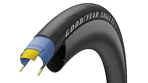 【中古】【未当て嵌める・未開封品】グッドイヤー(Goodyear) Eagle F1 銀輪タイア - 700x28C 折りたたみ式 クリンチャー 活動的:GSR R:遮蔽物 120TPI - 黒いこと - GR.010