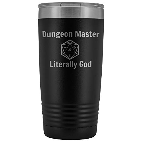 【中古】【未使用・未開封品】DnD DM タンブラー ダンジョンマスター 文字通り神 D20 20オンス ノベルティギフト ダンジョンマスターコーヒーカップ ダンジョンズ&ドラゴンズ