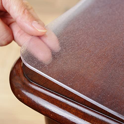 【中古】【未使用・未開封品】OstepDecor テーブルクロス 透明 デスクマット 40 x 140cm 厚さ1.5mm キッチンマット クリア 拭ける PVCマットクリアチェアマット 床保護マット|AJIMURA-SHOP