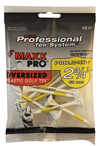 【中古】【未使用・未開封品】Pride 2-3/4インチ MaxxPro 特大プラスチックゴルフティー 10個 10,068円