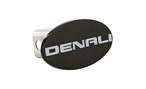 【中古】【未使用・未開封品】Denali ワードマーク GMCブラック仕上げ トレーラーヒッチカバープラグ 2インチポスト