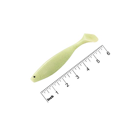【中古】【未当て嵌める・未開封品】Sanhu 6in シャッドスイムベイト パドル尾っぽ 素水 塩水 御釣り 光る 12個
