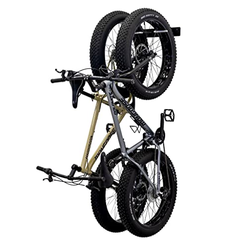 【中古】【未使用・未開封品】StoreYourBoard BLAT 自転車ファットタイヤ壁ラック 自転車2本収納 家庭やガレージの収納フック 丈夫なソリッドメタル最大100ポンド|AJIMURA-SHOP