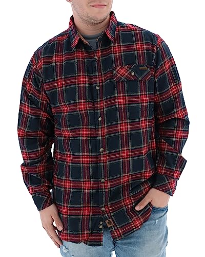 【中古】【未使用・未開封品】Legendary Whitetails メンズ Buck Camp フランネルシャツ XXXXX-Large レッド