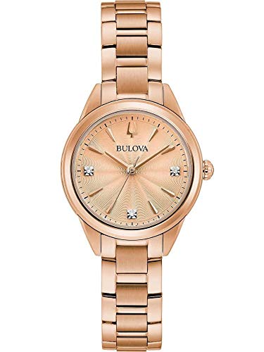 【中古】【未使用・未開封品】Bulova クラシック サットン ダイヤモンド - 97P151 One Size ローズゴールド|AJIMURA-SHOP