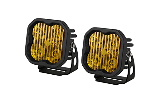 【中古】【未使用・未開封品】ダイオード ダイナミックス ステージシリーズ 3インチ SAE イエロー スポーツ LEDポッド (ペア) ドライビングスポーツ