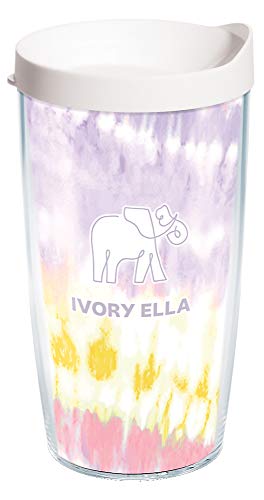 【中古】【未使用・未開封品】Tervis 断熱タンブラー ラップと白い蓋付き 16oz
