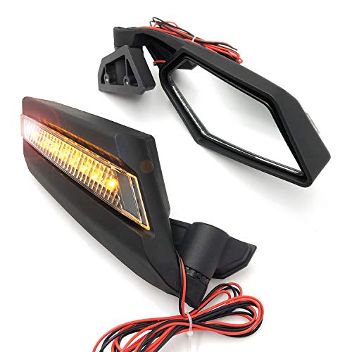 【中古】【未使用・未開封品】HTTMT- UTV レーシングサイドLEDウィンカーミラーセット Can Am Maverick X3 2017-2019 USA [P/N: UTV-010-A]｜AJIMURA-SHOP