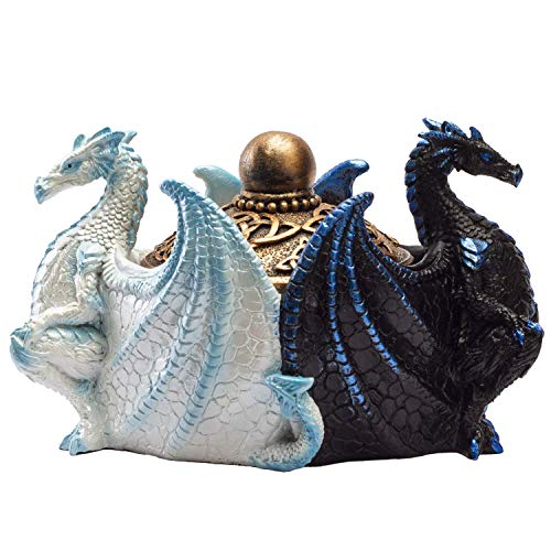 【中古】【未使用・未開封品】Pacific Giftware ファンタジー ケルティック ノットワーク デュアル 陰陽 ドラゴン 装飾 小物入れ ジュエリー ボックス フィギュア 長さ5.75イ｜AJIMURA-SHOP