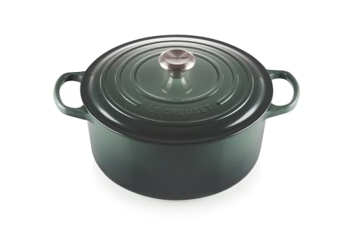 【中古】【未使用・未開封品】Le Creuset シグネチャー エナメル加工 鋳鉄 ラウンド ダッチオーブン 7-1/4クォート アーティハウス｜AJIMURA-SHOP