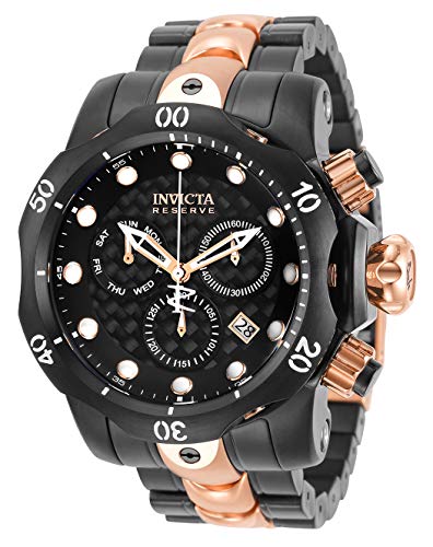 【中古】【未当て嵌める・未開封品】Invicta メンズ 取っておく 石英 ウォッチ ステンレススチールストラップ 黒いこと 26 (青写真:32130)