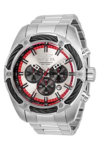 【中古】【未当て嵌める・未開封品】Invicta 10540 Men\u0027s Bolt Quartz Chronograph Black Dial Watch
