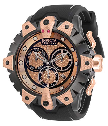 【中古】【未当て嵌める・未開封品】Invicta Men\u0027s Reserve Venom Stainless Steel Quartz Watch with Silicone Strap, Black, 26 (Model: 32131)