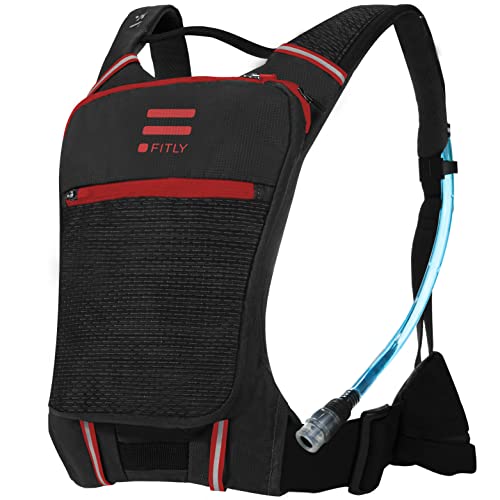 【中古】【未使用・未開封品】Fitly ミニマリストランニングパック M-L-XL レッド