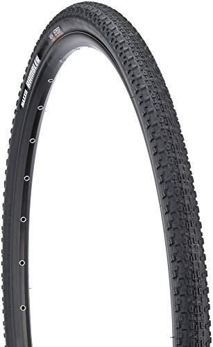 【中古】【未当て嵌める・未開封品】Maxxis ランブラー チューブレスタイヤ 黒いこと/デュアルコンパウンド/絹地遮蔽物 700x50c