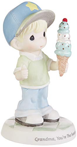 【中古】【未使用・未開封品】Precious Moments 193017 Grandma You're The Sweetest Boy アイスクリームコーン ビスク磁器フィギュア ワンサイズ マルチカラー｜AJIMURA-SHOP