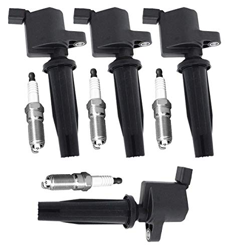 【中古】【未使用・未開封品】ENA スパークプラグ 4個セット イグニッションコイル 4個セット 2009-2019 Escape C-Max Fusion Transit Connect MKZ Mercury 2.0L 2.5L FD505 S|AJIMURA-SHOP