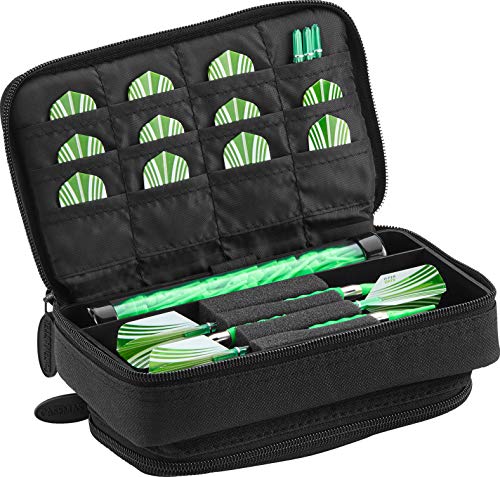【中古】【未使用・未開封品】Casemaster Plazma Plus 3ダーツケース ソフトスチールチップダーツ用 大きなフロントモバイルデバイスポケット フライト、チップ、シャフト、個|AJIMURA-SHOP