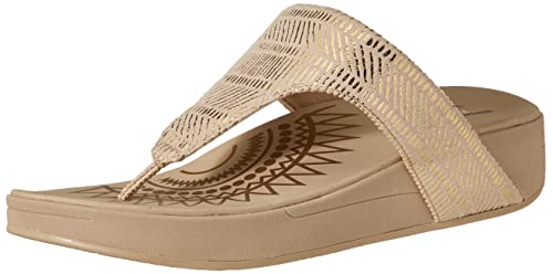 【中古】【未当て嵌める・未開封品】Skechers レディース レトログレード ジュピター フリップフロップ, 自然的, 10